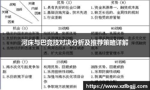 河床与巴竞技对决分析及推荐策略详解